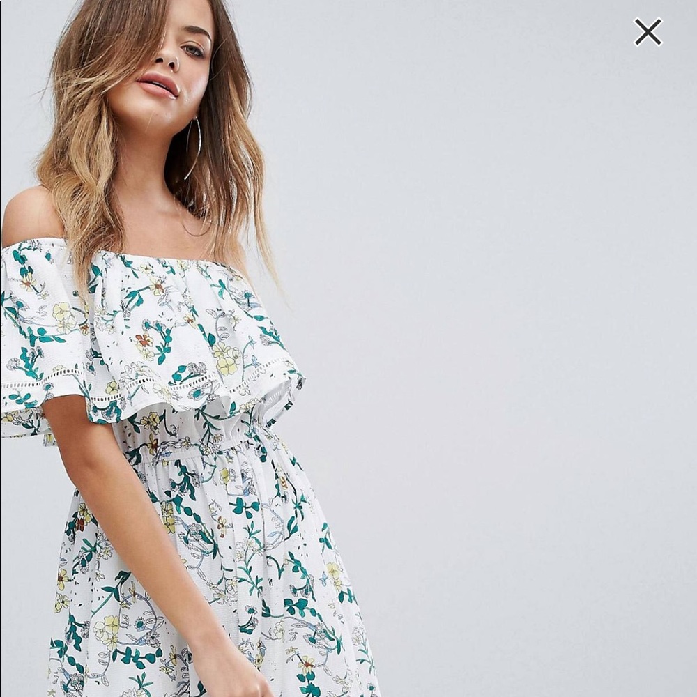 Pretty Little Thing Bardot Maxi Dress